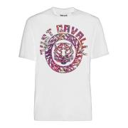 Just Cavalli T-shirts och Polos White, Herr