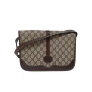 Gucci Vintage Pre-owned Canvas gucci-vskor Beige, Dam