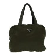 Prada Vintage Pre-owned Nylon prada-vskor Green, Dam