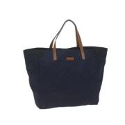 Gucci Vintage Pre-owned Canvas gucci-vskor Blue, Dam