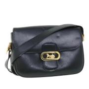 Celine Vintage Pre-owned Laeder axelremsvskor Black, Dam