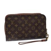 Louis Vuitton Vintage Pre-owned Canvas kuvertvskor Brown, Dam