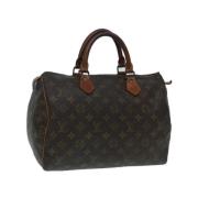 Louis Vuitton Vintage Pre-owned Canvas handvskor Brown, Dam