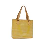 Louis Vuitton Vintage Pre-owned Laeder handvskor Beige, Dam