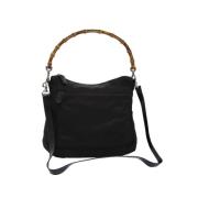 Gucci Vintage Pre-owned Nylon handvskor Black, Dam