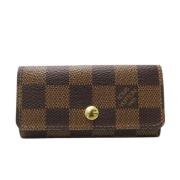 Louis Vuitton Vintage Pre-owned Tyg nyckelhllare Brown, Dam