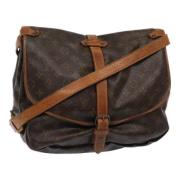 Louis Vuitton Vintage Pre-owned Canvas louis-vuitton-vskor Brown, Dam