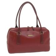 Burberry Vintage Pre-owned Laeder handvskor Red, Dam