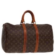 Louis Vuitton Vintage Pre-owned Canvas louis-vuitton-vskor Brown, Dam