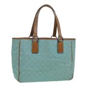 Gucci Vintage Pre-owned Canvas gucci-vskor Blue, Dam