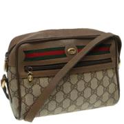 Gucci Vintage Pre-owned Laeder gucci-vskor Beige, Dam