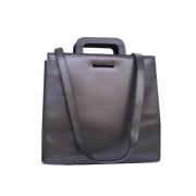 Gucci Vintage Pre-owned Laeder handvskor Gray, Dam