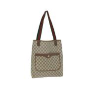 Gucci Vintage Pre-owned Canvas gucci-vskor Beige, Dam