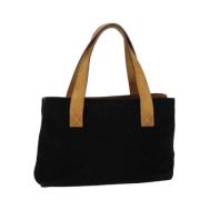 Celine Vintage Pre-owned Canvas handvskor Black, Dam