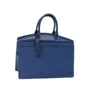 Louis Vuitton Vintage Pre-owned Laeder handvskor Blue, Dam