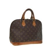 Louis Vuitton Vintage Pre-owned Canvas handvskor Brown, Dam