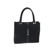 Gucci Vintage Pre-owned Canvas handvskor Black, Dam