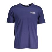 Fila Klassiskt Logotryck Bomullst-shirt Blue, Herr