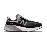 New Balance Lyxiga Svart/Silver Sneakers med Mesh Black, Herr