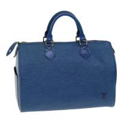 Louis Vuitton Vintage Pre-owned Laeder louis-vuitton-vskor Blue, Dam