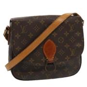 Louis Vuitton Vintage Pre-owned Canvas louis-vuitton-vskor Brown, Dam