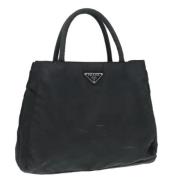 Prada Vintage Pre-owned Nylon prada-vskor Black, Dam