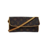 Louis Vuitton Vintage Pre-owned Canvas louis-vuitton-vskor Brown, Dam