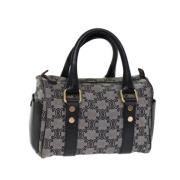 Celine Vintage Pre-owned Canvas handvskor Gray, Dam