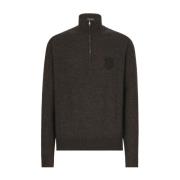 Dolce & Gabbana Stilren Turtleneck Sweater Gray, Herr