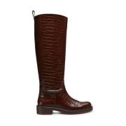 Stuart Weitzman Celia Riding Boot Brown, Dam