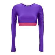 Versace Jeans Couture T-shirts och Polos Purple, Dam