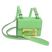 Fendi Vintage Pre-owned Laeder fendi-vskor Green, Dam