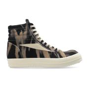 Rick Owens Höga sneakers Vintage Black, Herr