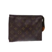 Louis Vuitton Vintage Pre-owned Belagd canvas plnbcker Brown, Dam