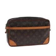 Louis Vuitton Vintage Pre-owned Canvas kuvertvskor Brown, Dam