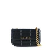 Celine Vintage Pre-owned Laeder handvskor Black, Dam