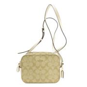 Coach Pre-owned Pre-owned Canvas axelremsvskor Beige, Dam