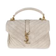 Yves Saint Laurent Vintage Pre-owned Canvas handvskor Beige, Dam