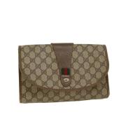 Gucci Vintage Pre-owned Canvas gucci-vskor Beige, Dam