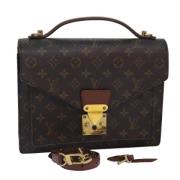 Louis Vuitton Vintage Pre-owned Canvas louis-vuitton-vskor Brown, Dam