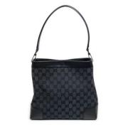 Gucci Vintage Pre-owned Canvas axelremsvskor Black, Dam