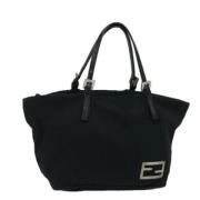 Fendi Vintage Pre-owned Nylon fendi-vskor Black, Dam