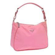 Prada Vintage Pre-owned Nylon prada-vskor Pink, Dam