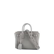 Yves Saint Laurent Vintage Pre-owned Laeder handvskor Gray, Dam