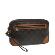 Louis Vuitton Vintage Pre-owned Canvas kuvertvskor Brown, Dam