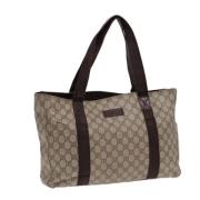 Gucci Vintage Pre-owned Canvas gucci-vskor Brown, Dam