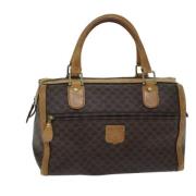 Celine Vintage Pre-owned Laeder handvskor Brown, Dam