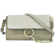 Chloé Pre-owned Pre-owned Laeder crossbodyvskor Gray, Dam