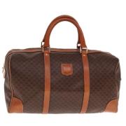 Celine Vintage Pre-owned Laeder handvskor Brown, Dam