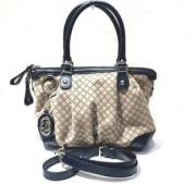 Gucci Vintage Pre-owned Canvas gucci-vskor Beige, Dam